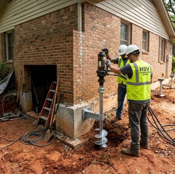 Piering Methods Used for Crawl Space Repair in Huntsville AL