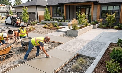 How Concrete Contractors Near Me Can Save You Money on Modern Landscaping